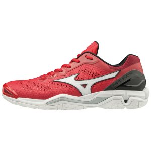 Mizuno Wave Stealth V Παπουτσια Χαντμπολ Γυναικεια - Κοκκινα